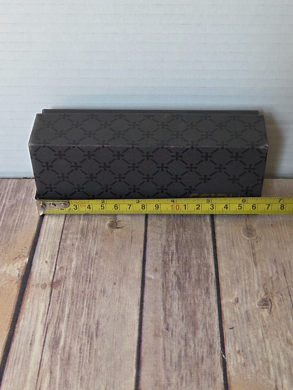 FEIDU Black Patterned Eyeglass/Sunglass Box